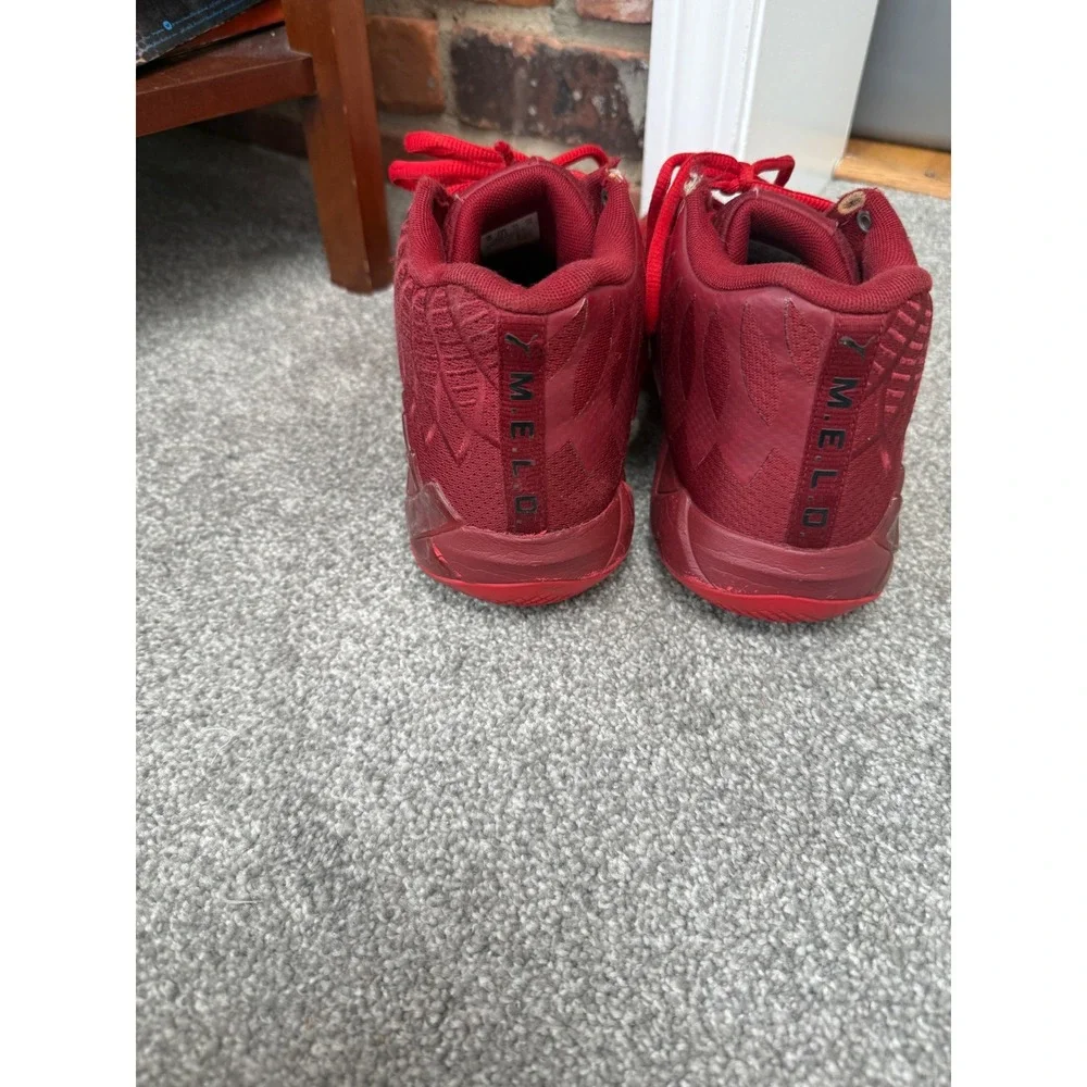 PUMA LaMELO Ball‎ MB.01 Shoes Mens Sz 11 Red Basketball Gym Sneakers